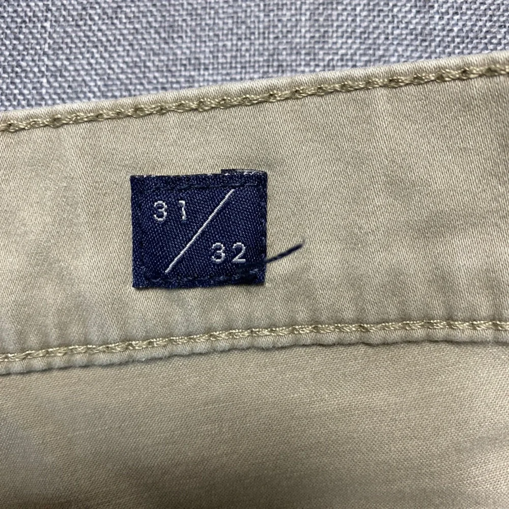 Lucky Brand 121 Slim Straight Khaki Chino Pants Mens 31x32 Tan Five Pocket